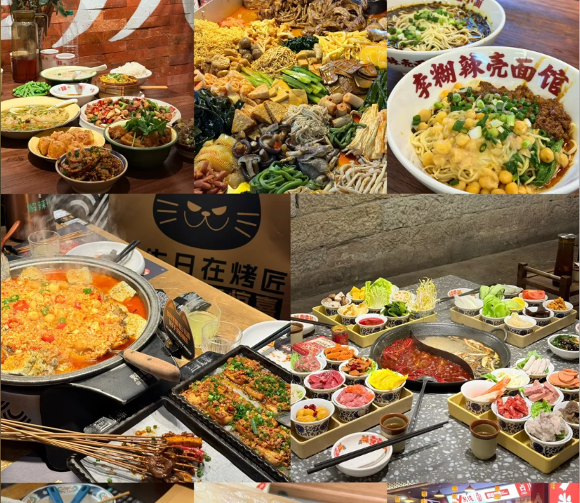 Feast on local street food around Jiefangbei & Bayi Food Street