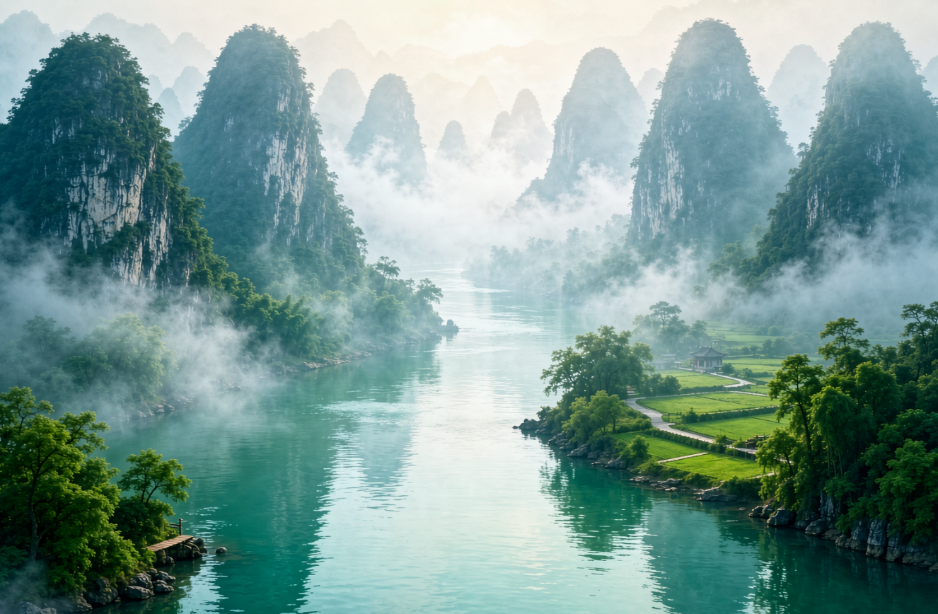 Spring Lijiang River