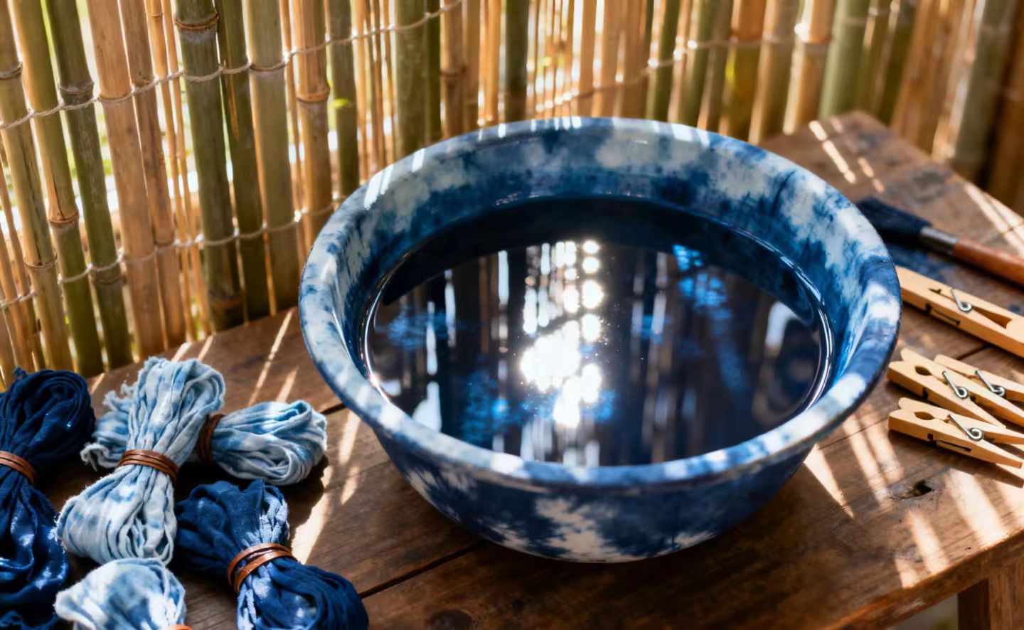 Tie‑dyeing